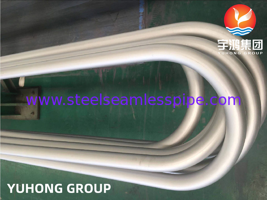 Tubo a U senza saldatura in lega di nichel Inconel 625 ASTM B444 UNS NO8825 per scambiatori di calore