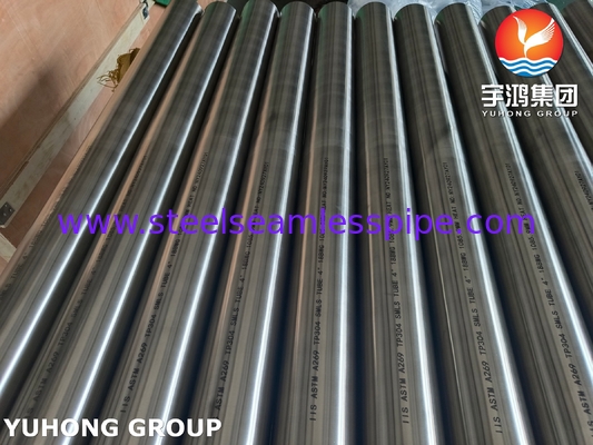 ASTM A269 TP304L Tubo in acciaio inossidabile senza cuciture Tubo scambiatore di calore brillante ricoperto