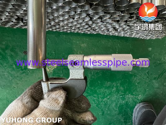 ASTM A249 TP316L Tubo saldato in acciaio inossidabile Ricotto brillante
