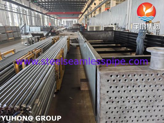 Caldaie d'aria per tubi a pinne su misura per l'industria petrolifera, del gas e chimica