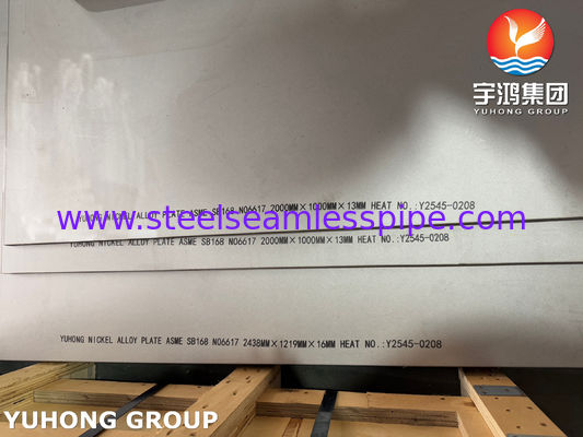 ASME SB168 UNS N06617 Nickel Alloy Plate for Industrial Equipment