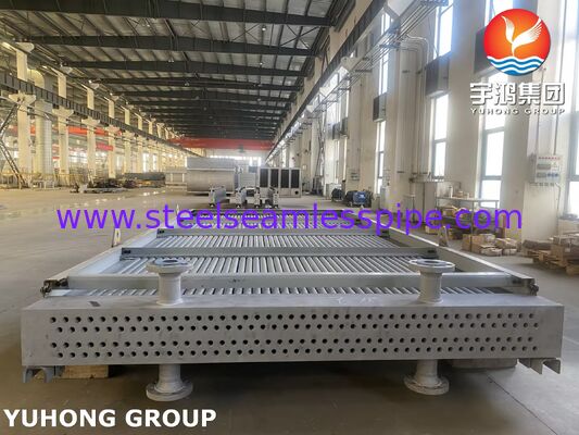 Fascio tubiero per raffreddamento ad aria in Monel 400 con alette in alluminio estruso e tubi senza saldatura ASME SB163