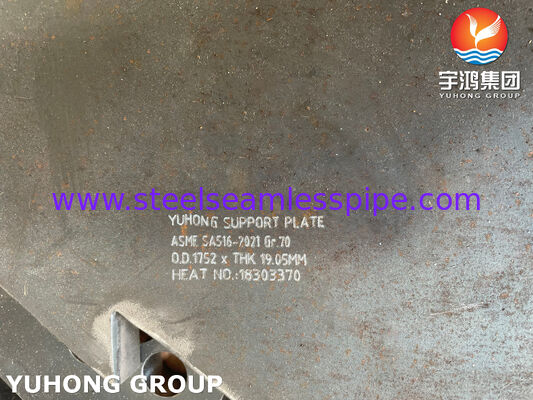 Piastra di acciaio al carbonio ASME SA516 GR.70 per scambiatori di calore
