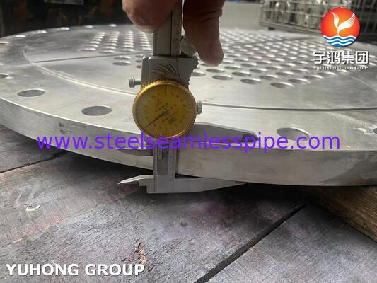 Tubi di servizio per scambiatori di calore, piastra tubiera ASME SA240 SS304 100% UT