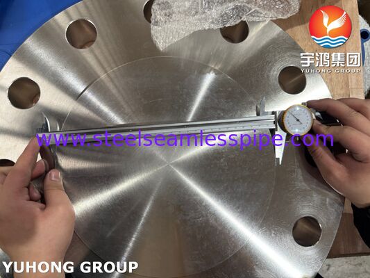 ASTM A182 F51 UNS S31803 Duplex 2205 Flange RF cieca per tubazioni di petrolio e gas