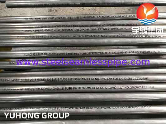 ASTM B163 Tubo senza cuciture in lega di nichel Monel 400 Applicazione condensatore scambiatore di calore