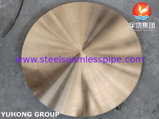 Cerchio grezzo forgiato in lega di rame UNS C46400 Naval Brass Plate ASME SB171 Disco forgiato