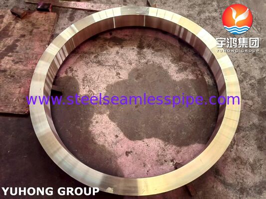 Anello in rame-nichel SB171 C70600 lavorato a CNC personalizzato per attrezzature marine