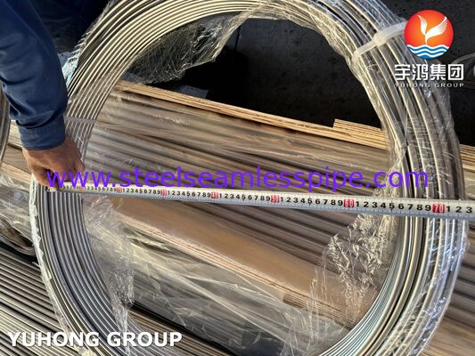 Tubo senza saldatura in acciaio inossidabile ASTM A269 TP316L per strumenti, ricotto brillante