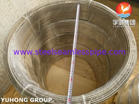 Tubo a spirale senza saldatura in acciaio inossidabile ASTM A269 TP316L per scambiatori di calore e condensatori