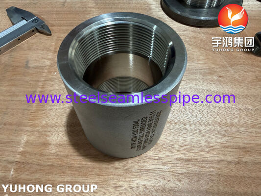 ASTM A182 F304L Accoppiamento in acciaio inossidabile a filo intero FNPT ASME B16.11 Fittings forgiati