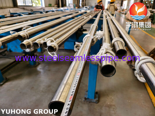 Tubo saldato in lega di nichel ASTM B464 UNS N08020 / 2.4660 / Alloy20 per l'industria petrolchimica