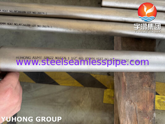 ASME SB622 UNS N10276 Tubo senza cuciture in lega di nichel Hastelloy C276 Tubo scambiatore di calore