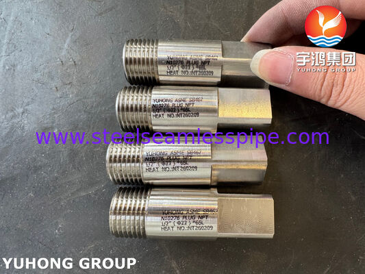 ASME SB462 UNS N10276 Collegamento in lega di nichel NPT ASME B16.11 Hastelloy C276 Fittings forgiati
