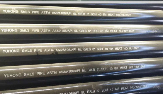 Metropolitana senza cuciture 6000MM a 4 pollici di acciaio inossidabile di api 5l Gr B Od