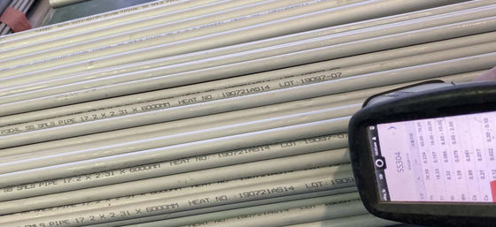 L'ABS del tubo senza cuciture di acciaio inossidabile di Asme Sa312 Tp304l ha certificato