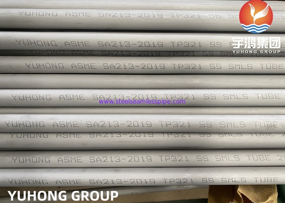 ASTM A213 TP321, 1.4541 Tubi di caldaia in acciaio inossidabile senza cuciture, inossidati e ricottati