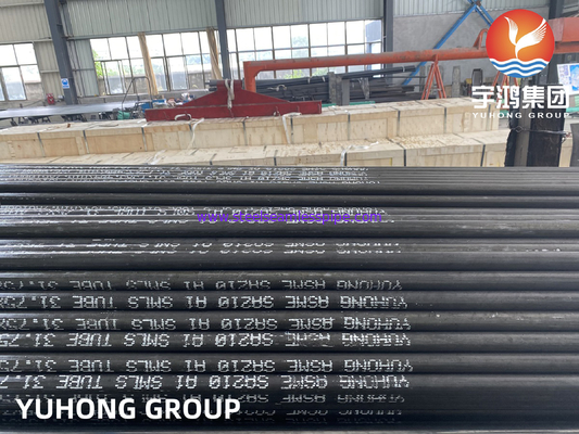 ASTM A210, ASME SA210 GR A1 Tubo senza saldatura in acciaio al carbonio 100% ECT