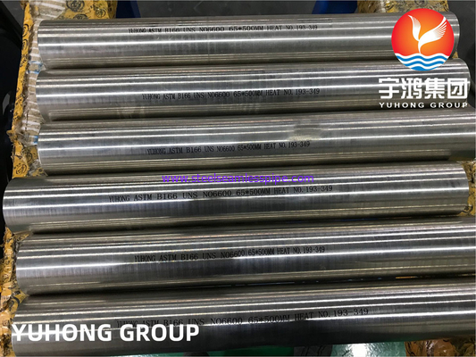 ASTM B166 UNS N06600 Inconel 600 luminosi del tondino della lega di nichel temprati