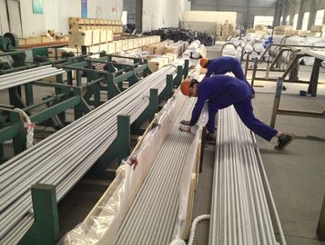 Tubo senza saldatura dell'acciaio inossidabile, ASTM A213 TP310S/310H, 25,4 x 2,11 x 6096mm, imballaggio marinato, temprato, di legno di caso.